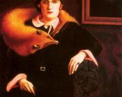 Portrait of Mrs A J Motley Jr - 阿基保尔·约翰·莫特利